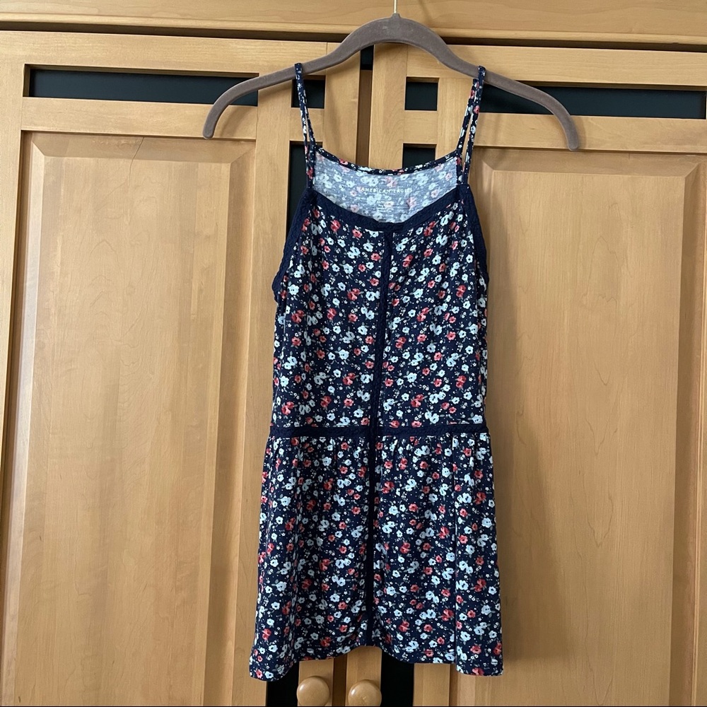 American Eagle Floral Tank Top